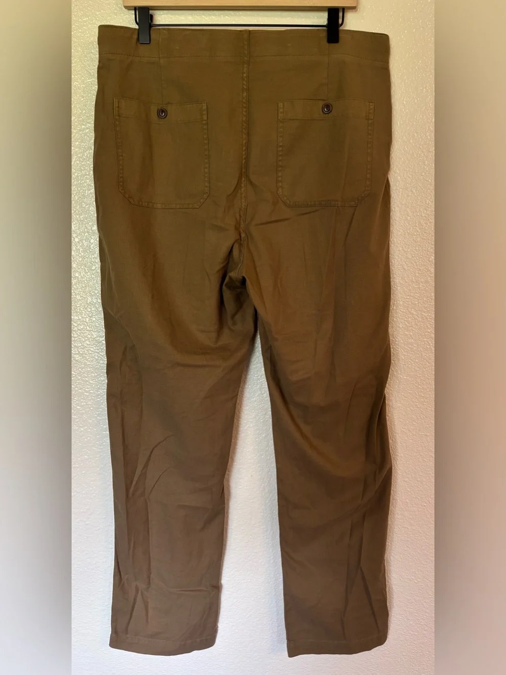 FAHERTY Dune Uility Pant in Wood Bark